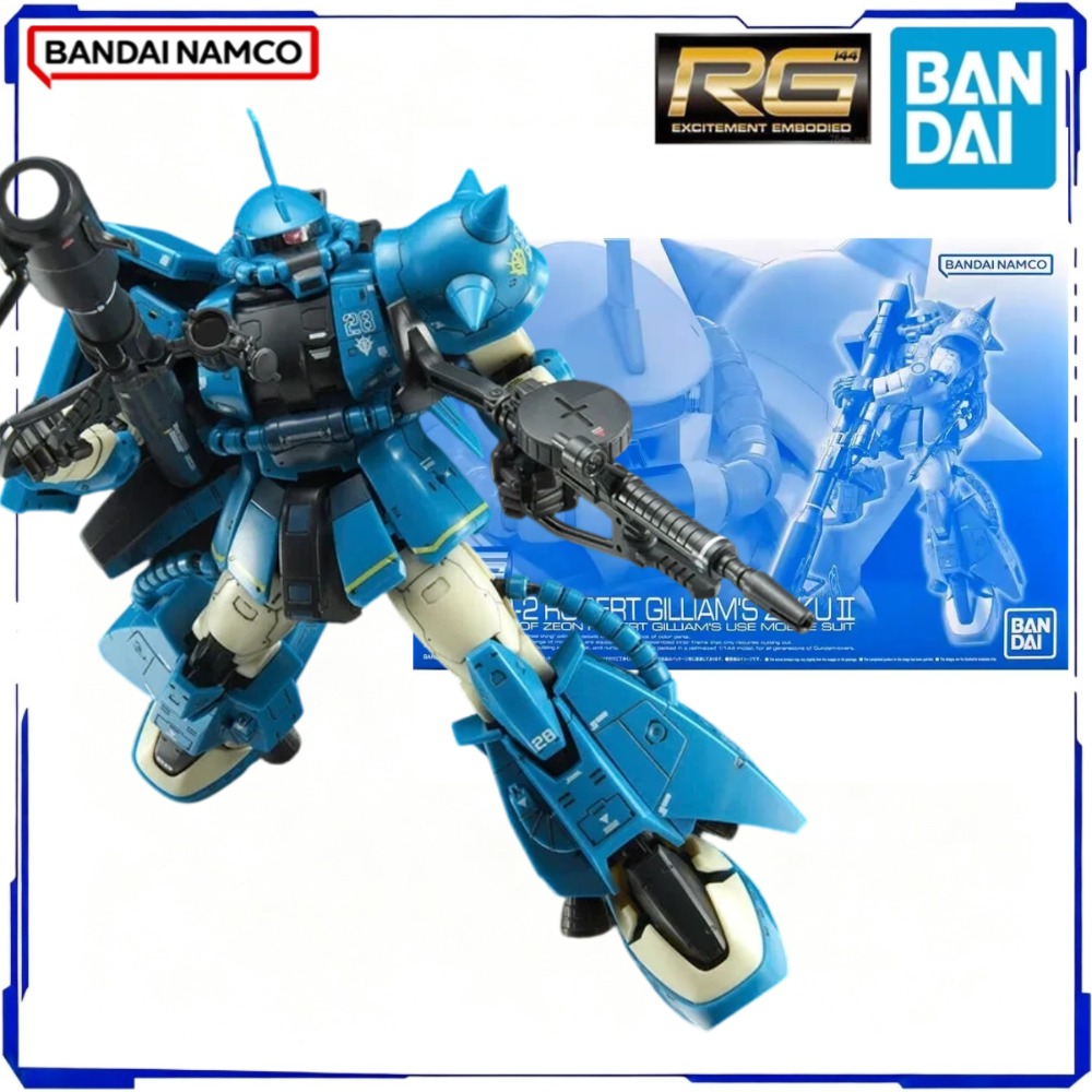 Bandai Model Gundam Rg - BANDAI ของแท้ในสต็อก ชุดประกอบโมเดลกันดั้ม RG โรเบิร์ต ซาคุ