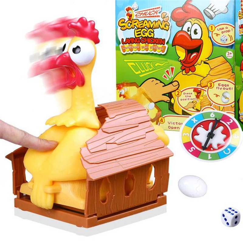 Party Games Egg - ตลก Lucky ไก่วางไข่ของเล่นเด็กเกมกระดานปฏิสัมพันธ์ Gags Joke Party