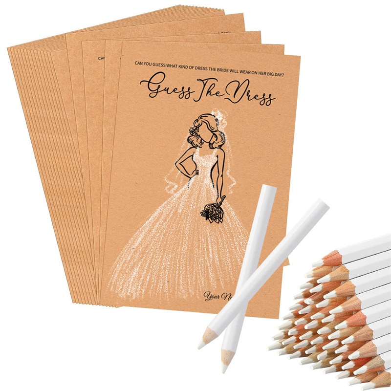 การ์ดเกมทายชื่อเจ้าสาว 20 ใบ พ - Party Games Bridal Shower บทวิจารณ์และราคา