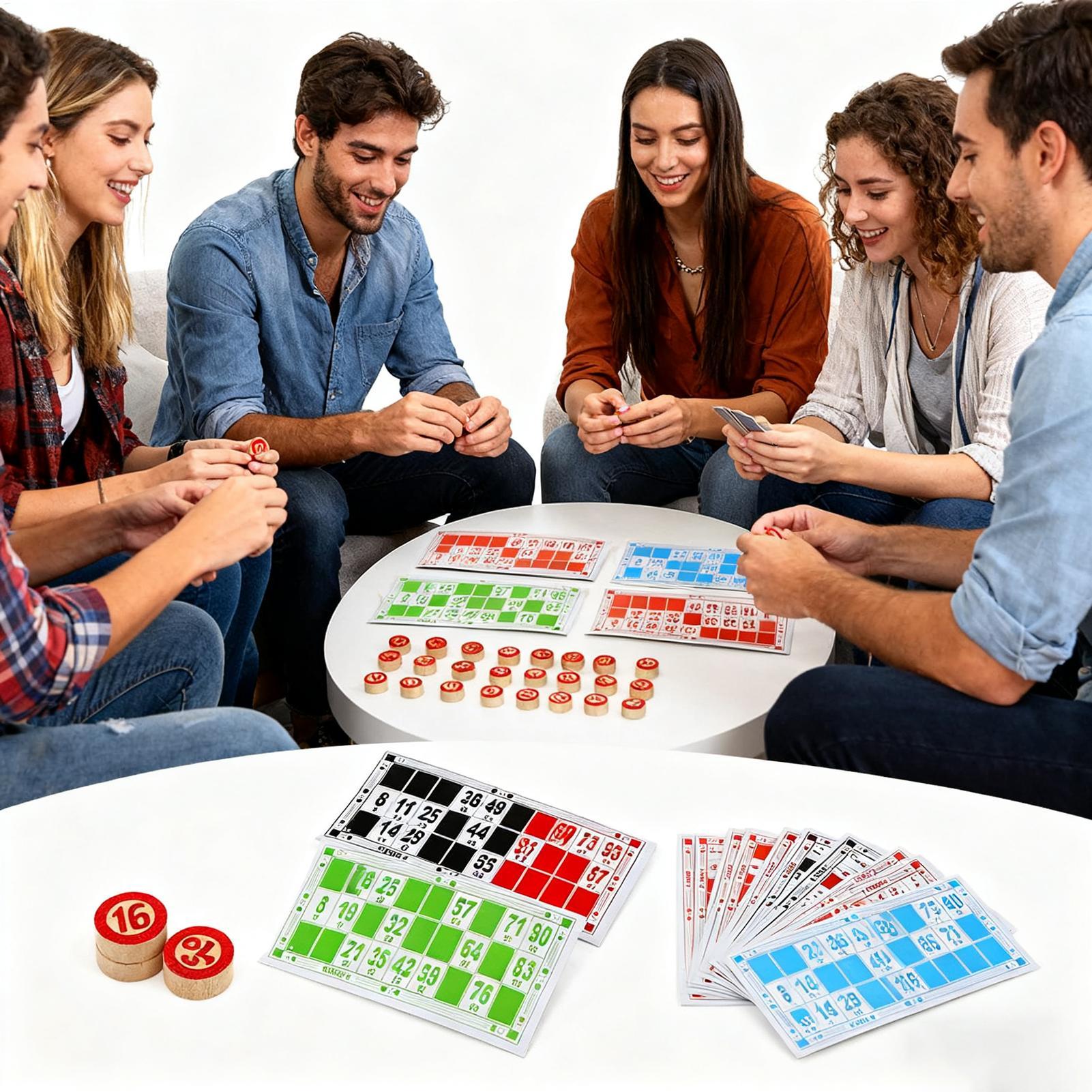 ชุดเกมบิงโกไม้สไตล์วินเทจ พร้อ - Party Games Large Groups บทวิจารณ์และราคา