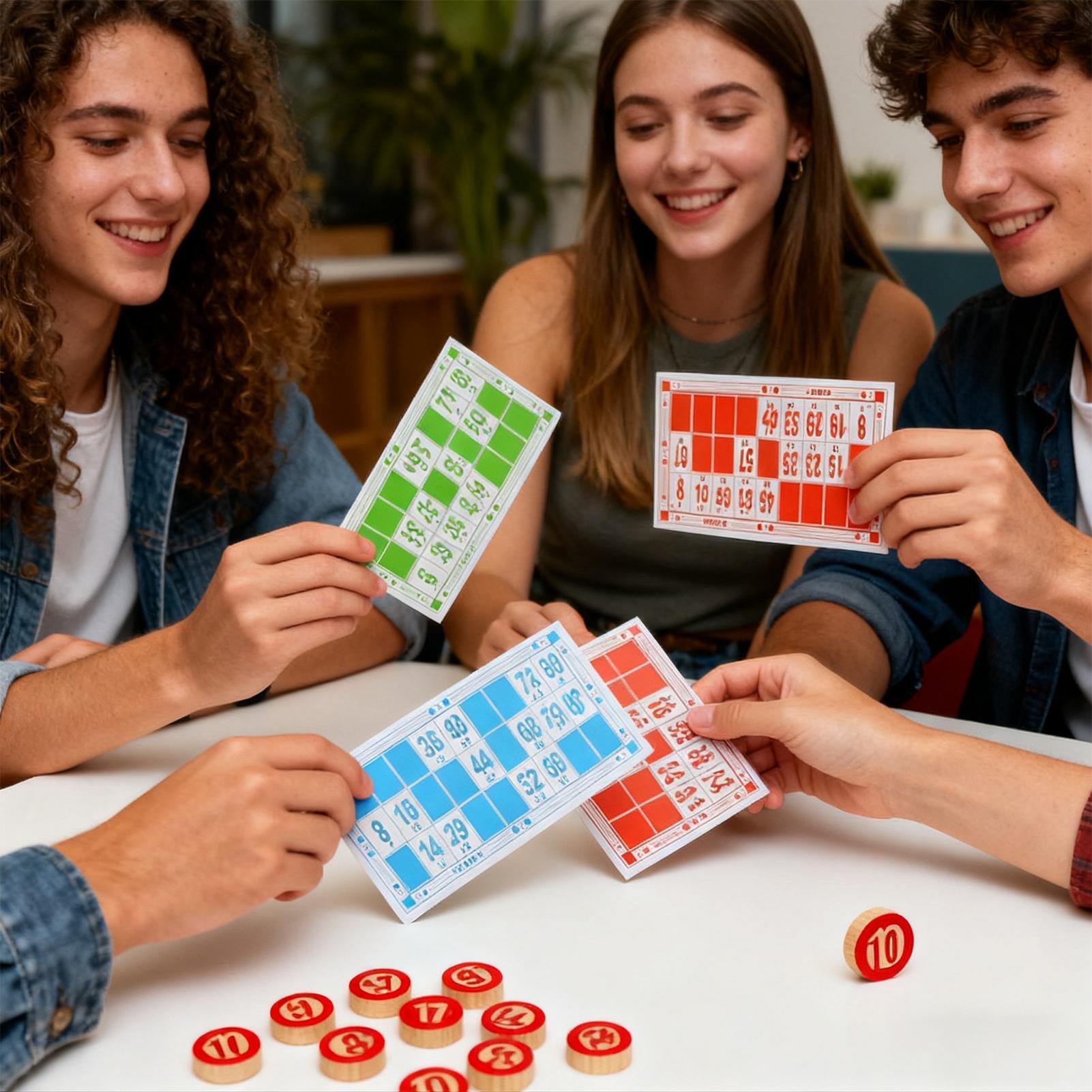 ชุดเกมบิงโกไม้สไตล์วินเทจ พร้อ - Party Games Large Groups บทวิจารณ์และราคา