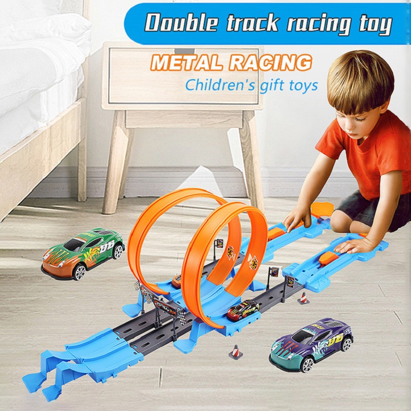 Hot Stunt ความเร็วรถคู่ล้อรุ่น - Hot Wheels Car Track Sets บทวิจารณ์และราคา