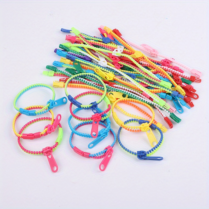 สร้อยข้อมือซิปสองสี 10 ชิ้น -  - Party Games Bridal Shower บทวิจารณ์และราคา