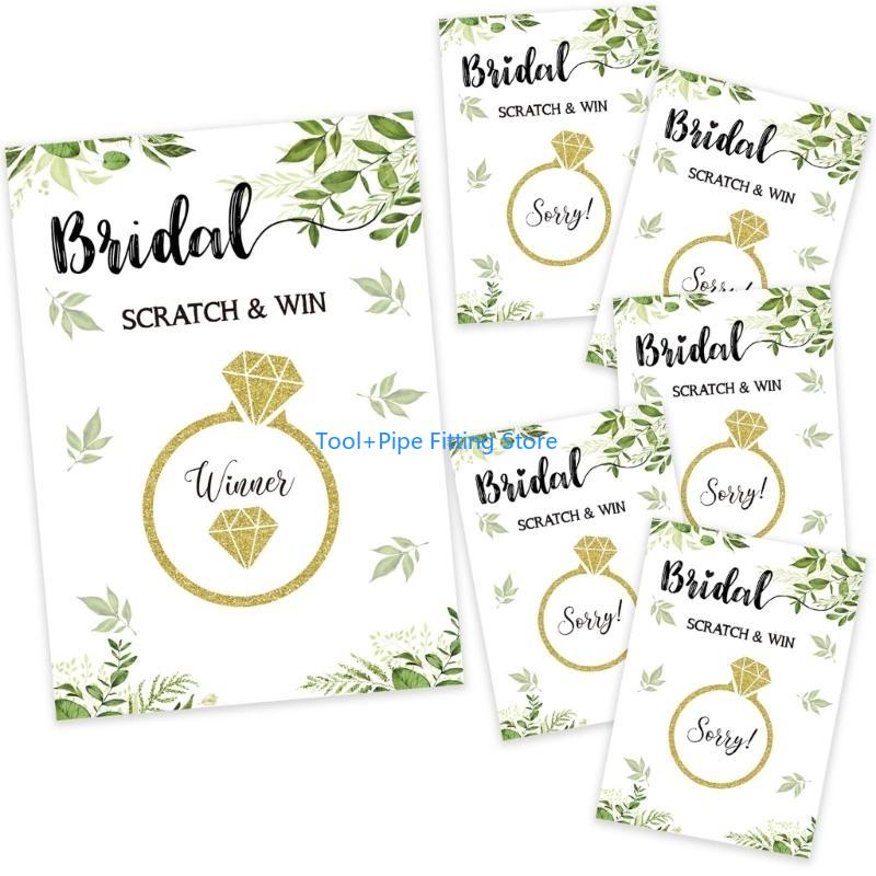 F92B อาบน้ำเจ้าสาว Scratch Off - Party Games Bridal Shower บทวิจารณ์และราคา