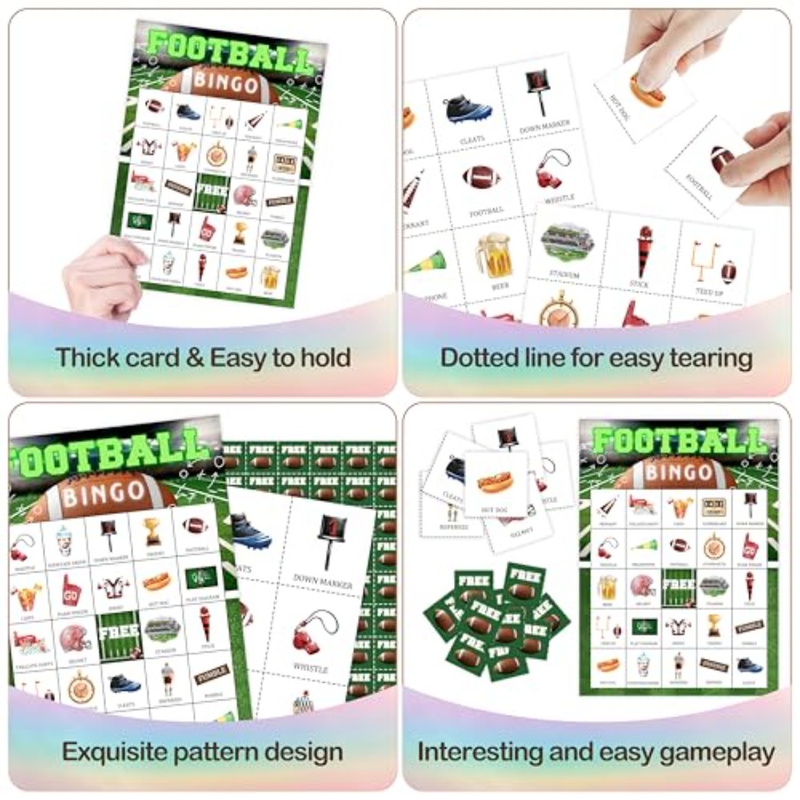 การ์ดเกมบิงโกปาร์ตี้ฟุตบอล, ชุ - Party Games Large Groups บทวิจารณ์และราคา